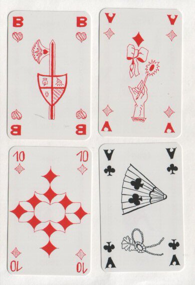 Non-standard playing cards. 5 jaar Limburg collectors. 1990. Special limited edition of only 300 playing cards decks produced. Signed & numbered, deck number 133. Plastic cards. 52 + sc. all mint