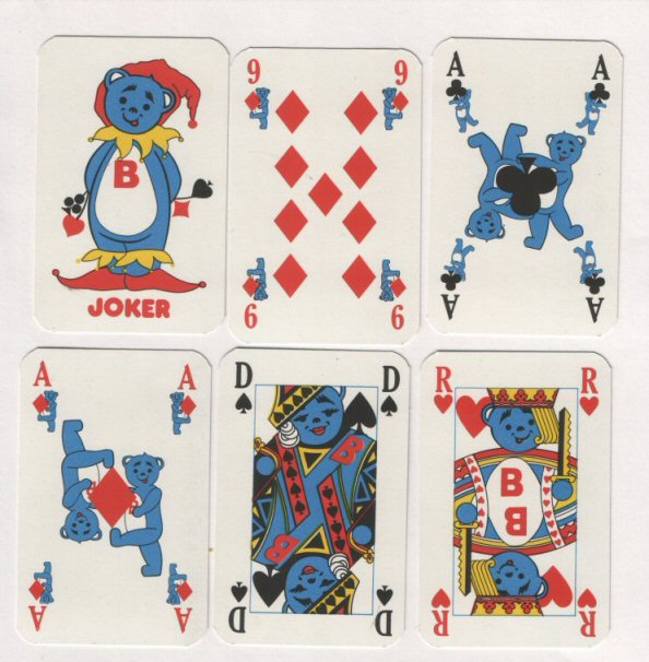 Non-standard playing cards. Butagaz, 1976, lovely cartoon art, nice colours, very pretty deck 52 + sc + special joker, all mint
